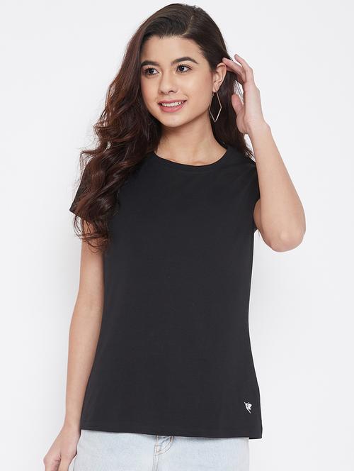 women's plain round neck t-shirt - 17484739 -  Standard Image - 0
