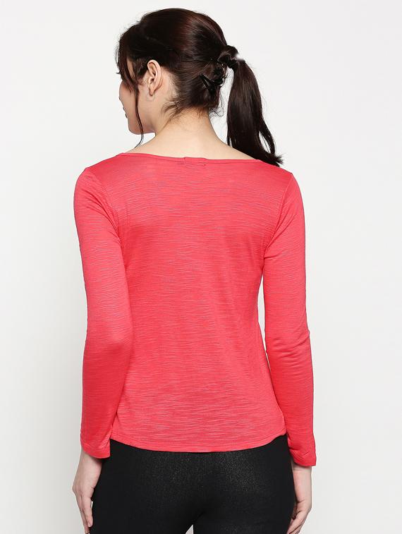 vneck solid tee - 17484798 - Standard Image - 2