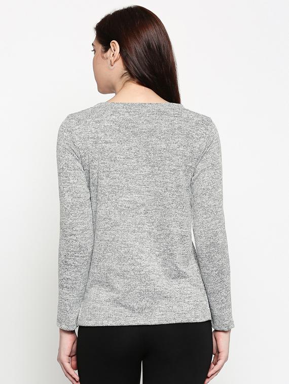 v-neck melange tee - 17484807 -  Standard Image - 2