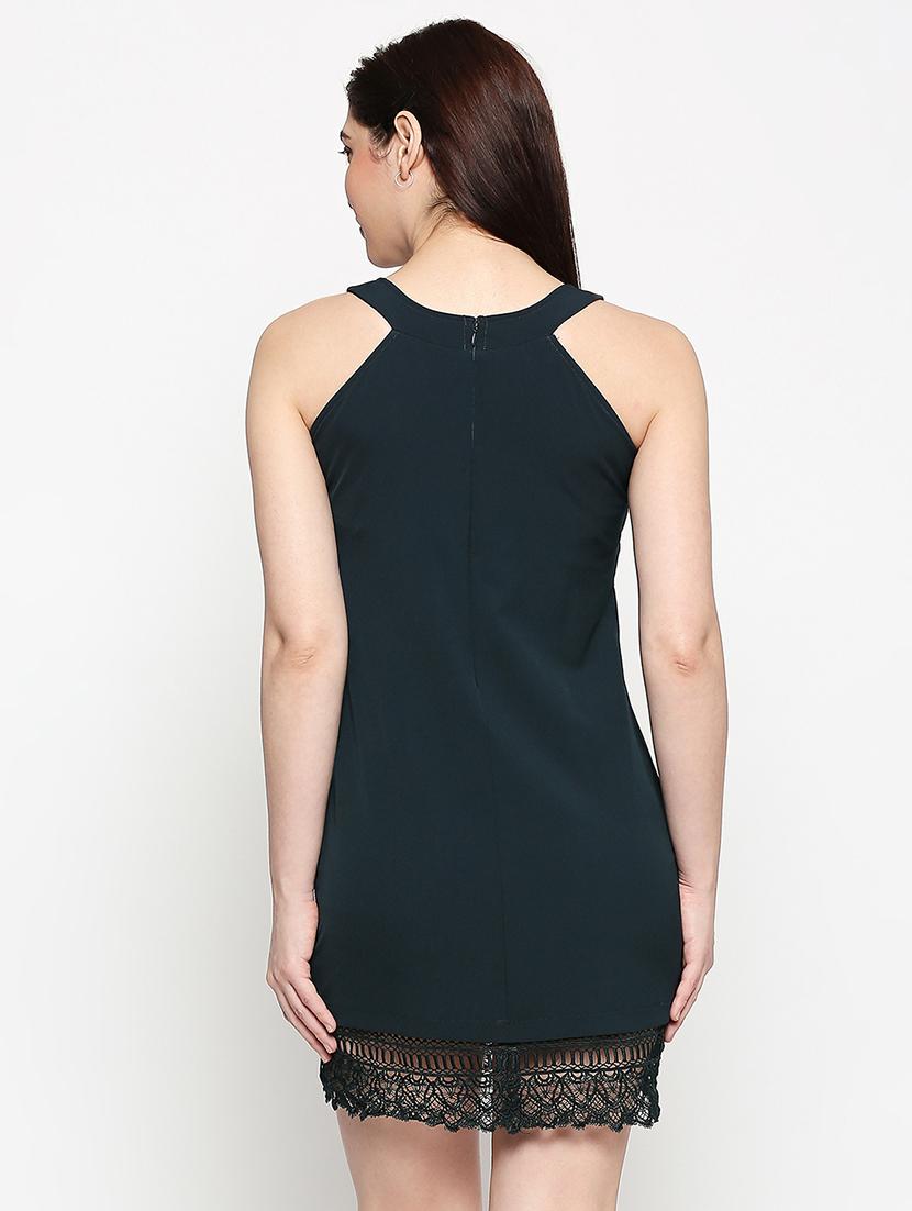laced hem sheath dress - 17492558 - Standard Image - 2