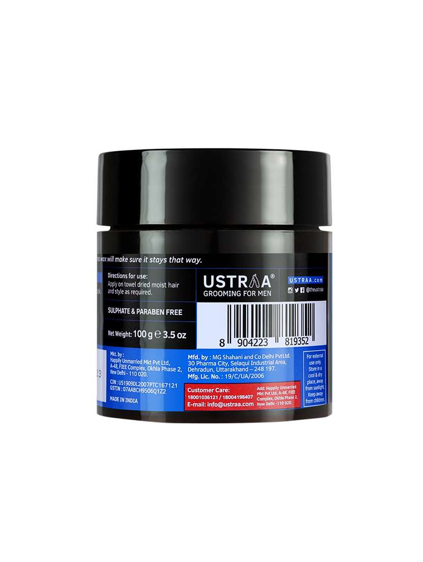 Hair Wax   Strong Hold   Matte Look 100g
