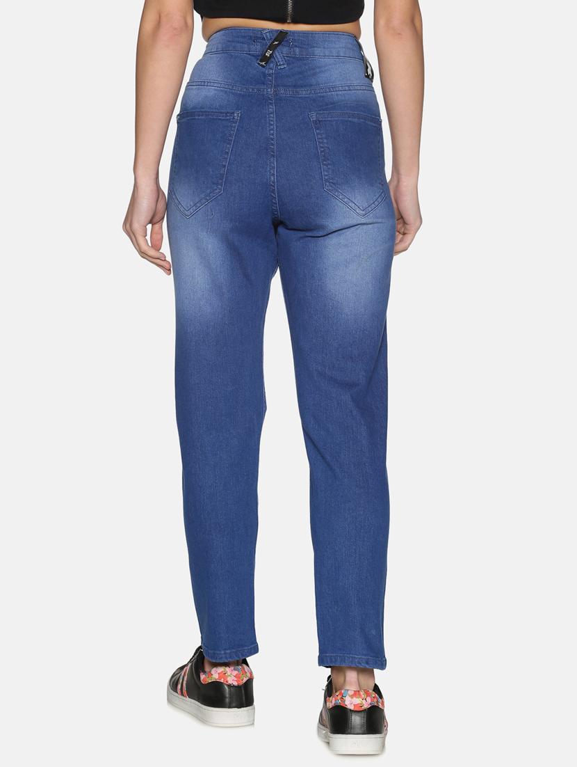 women's distress slim fit jeans - 17501692 - Standard Image - 2