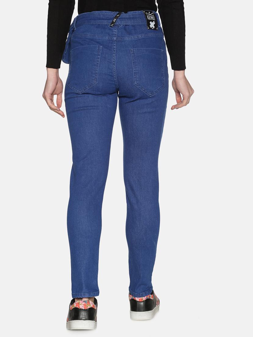 women's distress slim fit jeans - 17501693 - Standard Image - 2