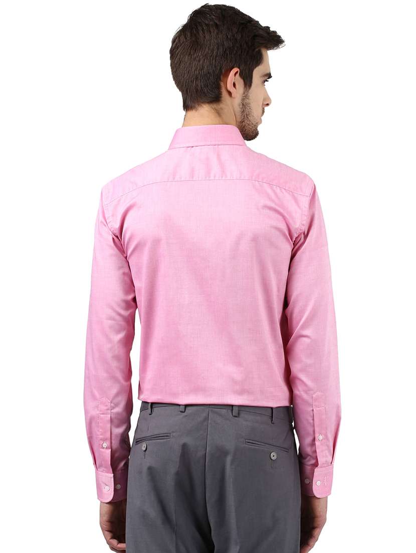 pink solid formal shirt - 17502306 -  Standard Image - 2