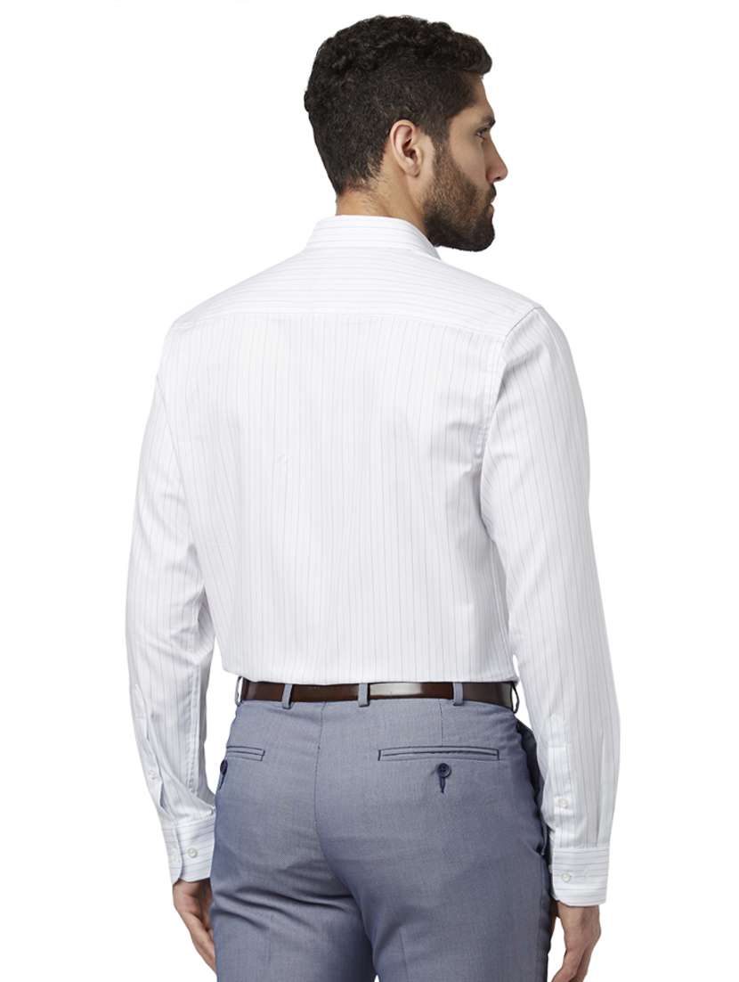 white striped formal shirt - 17502388 - Standard Image - 2