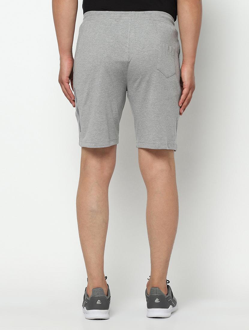grey solid shorts - 17502633 - Standard Image - 2