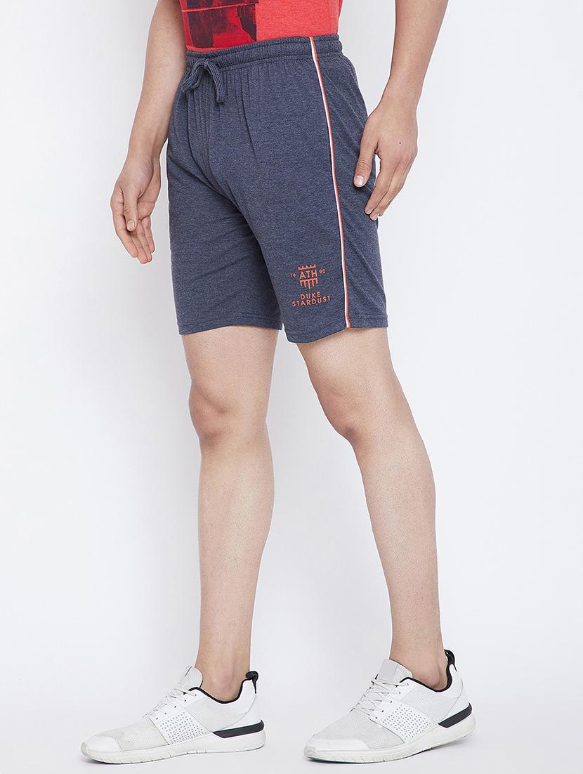 blue side taped shorts - 17502636 - Standard Image - 2