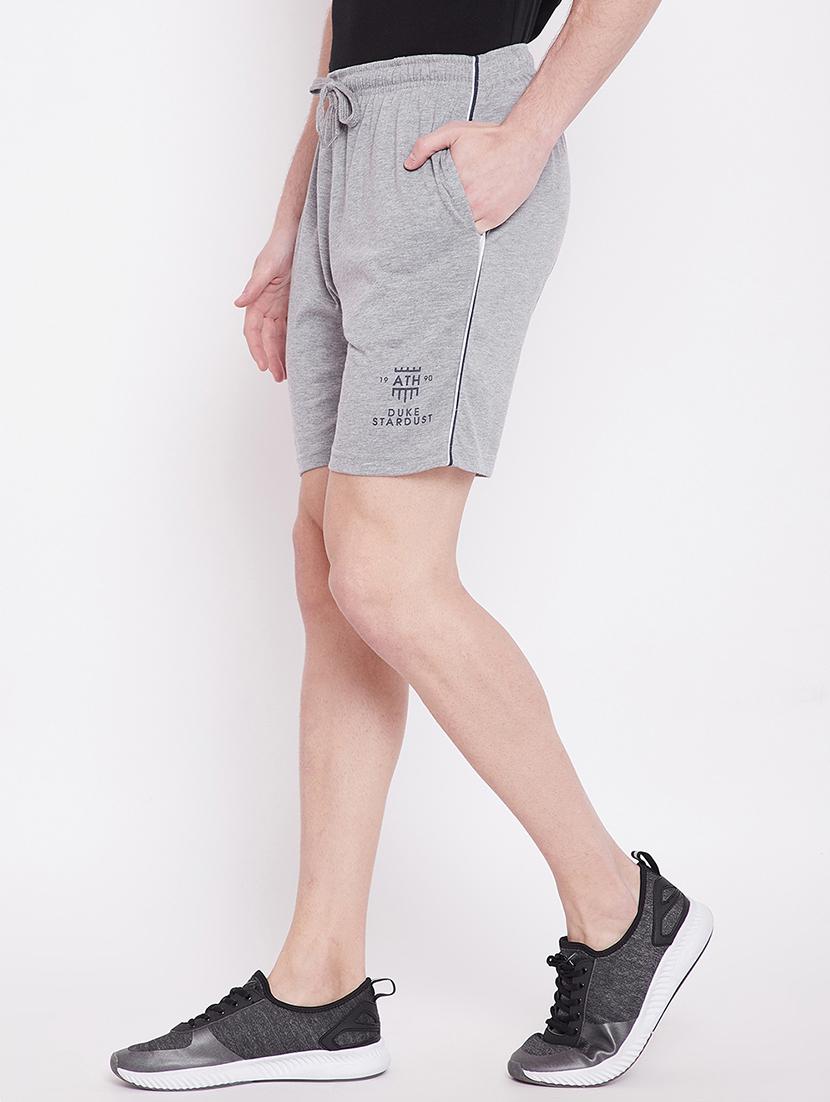 grey side taped shorts - 17502639 - Standard Image - 2