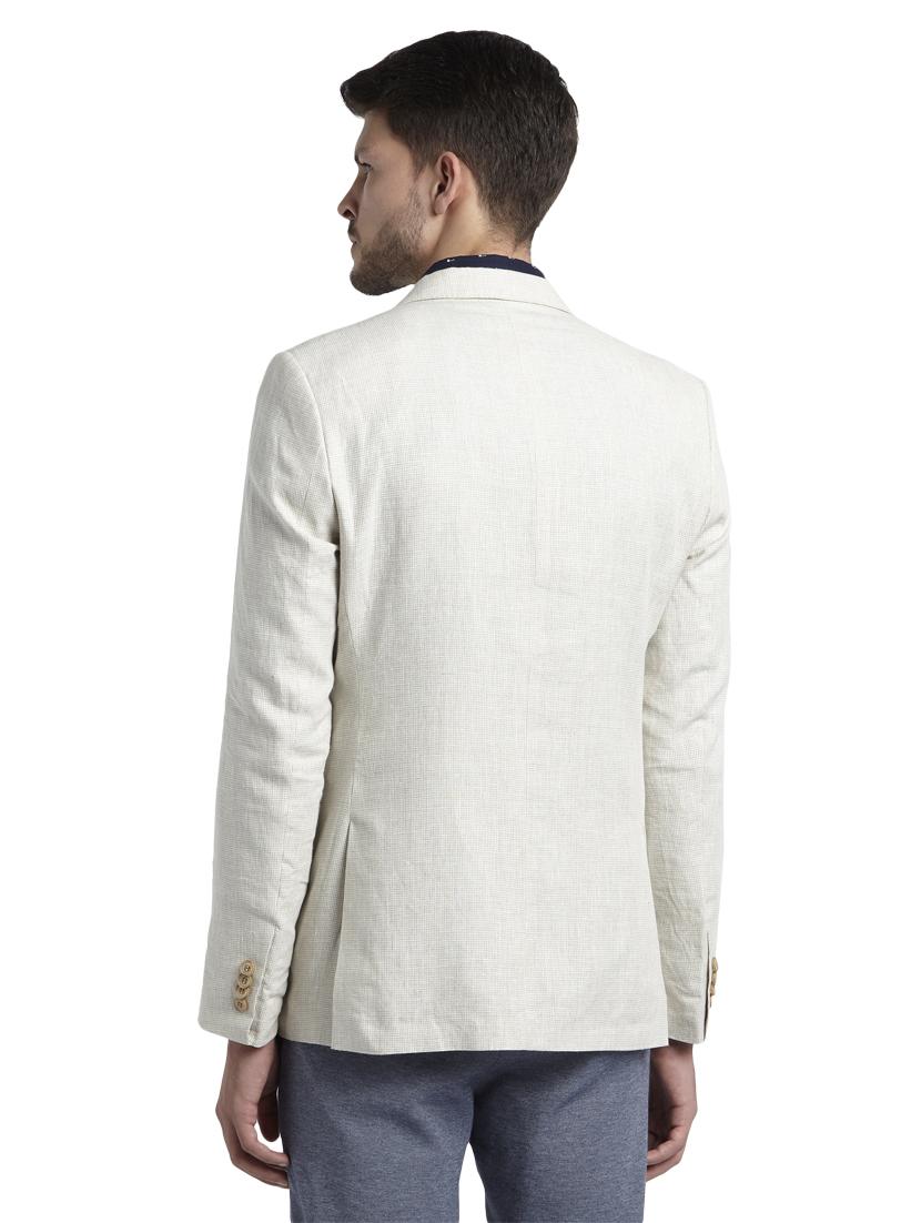 off white single breasted blazer - 17502729 - Standard Image - 2