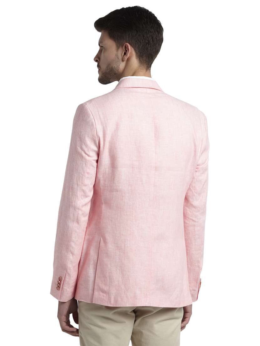 pink solid single breasted blazer - 17502731 -  Standard Image - 2