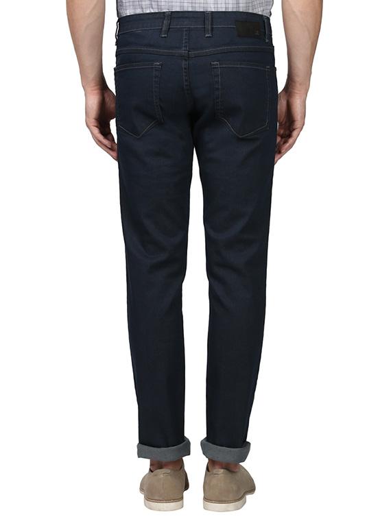 dark blue plain denim jeans - 17502839 - Standard Image - 2