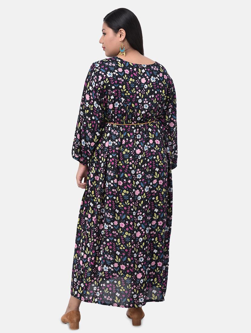 floral maxi plus dress - 17504734 - Standard Image - 2