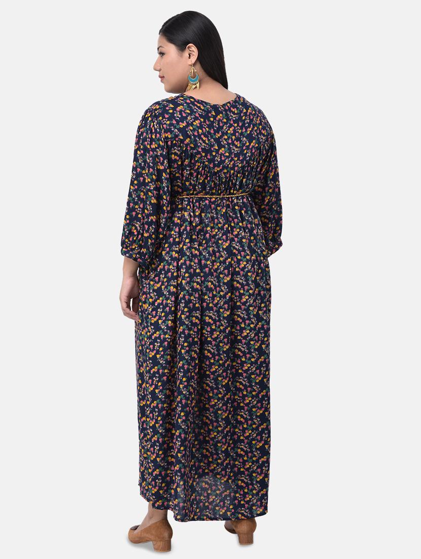 floral maxi plus dress - 17504736 - Standard Image - 2