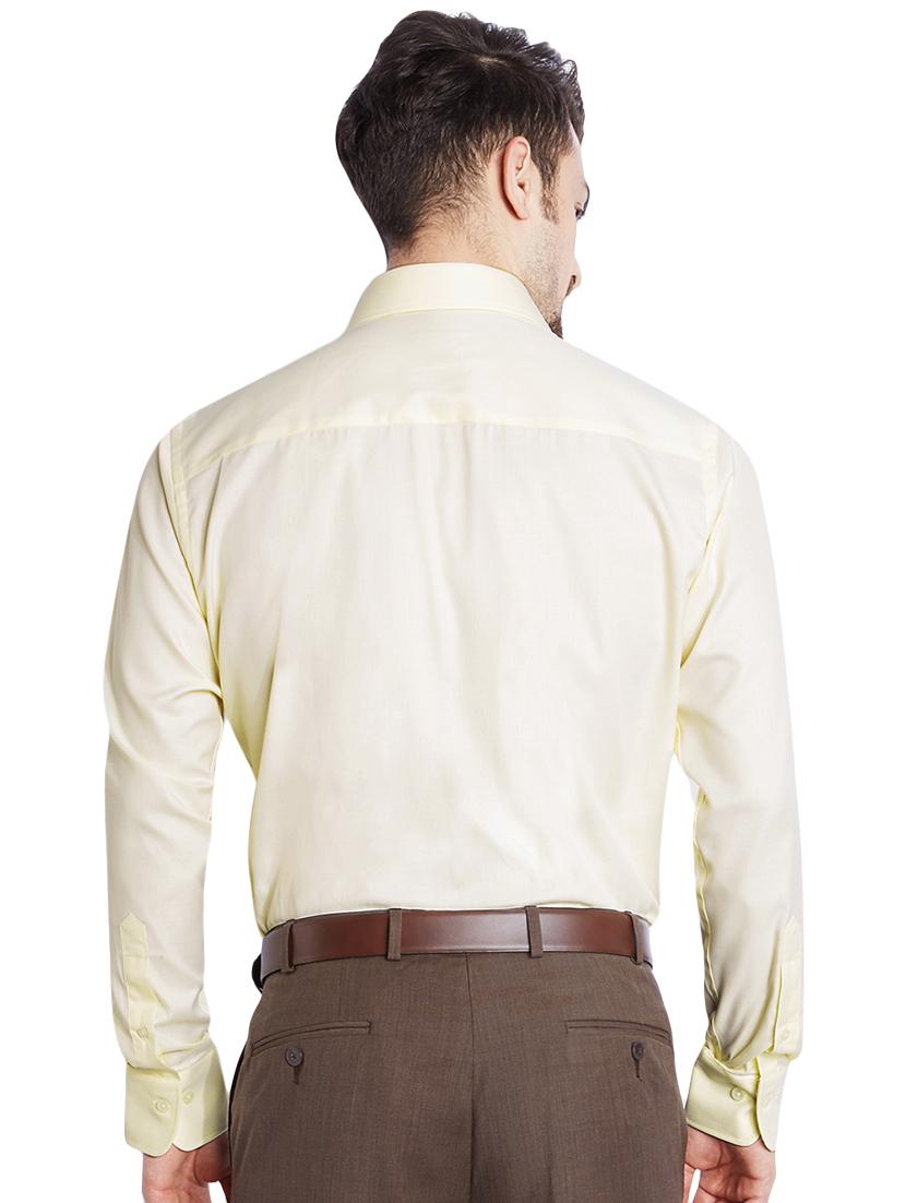 yellow solid formal shirt - 17506061 - Standard Image - 2