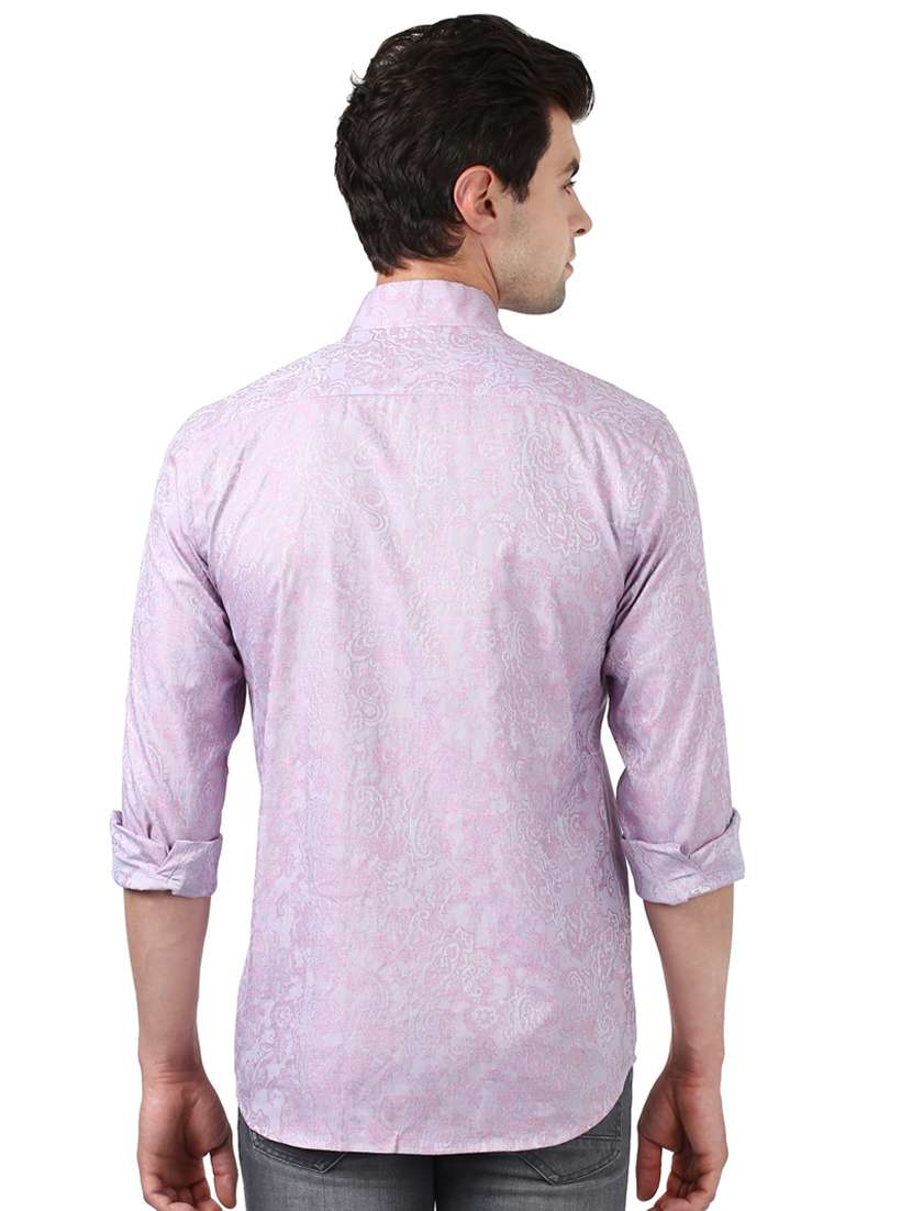 pink self design casual shirt - 17506687 -  Standard Image - 2
