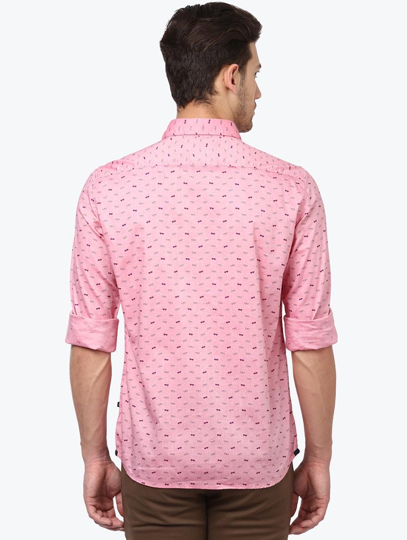 pink printed casual shirt - 17507051 - Standard Image - 2