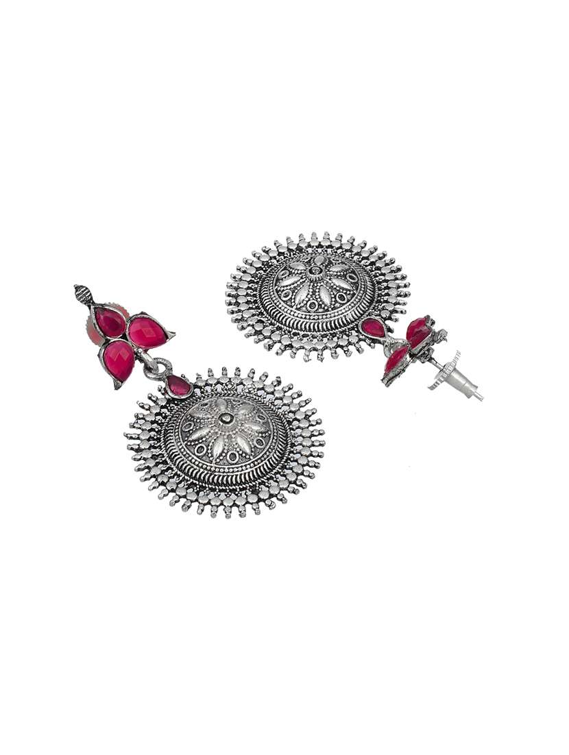 silver brass drop earring - 17509226 -  Standard Image - 2