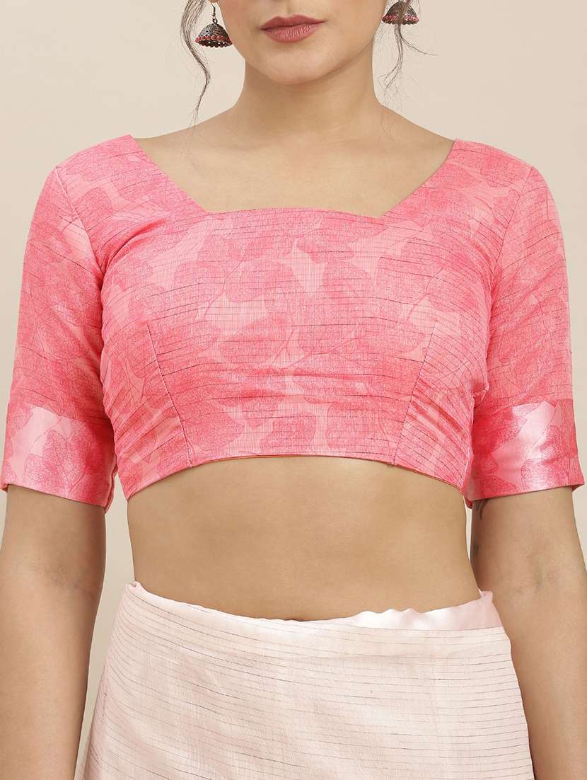 floral printed saree with blouse - 17511830 -  Standard Image - 2