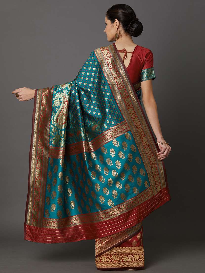 jacquard work maheshwari saree - 17515261 -  Standard Image - 2