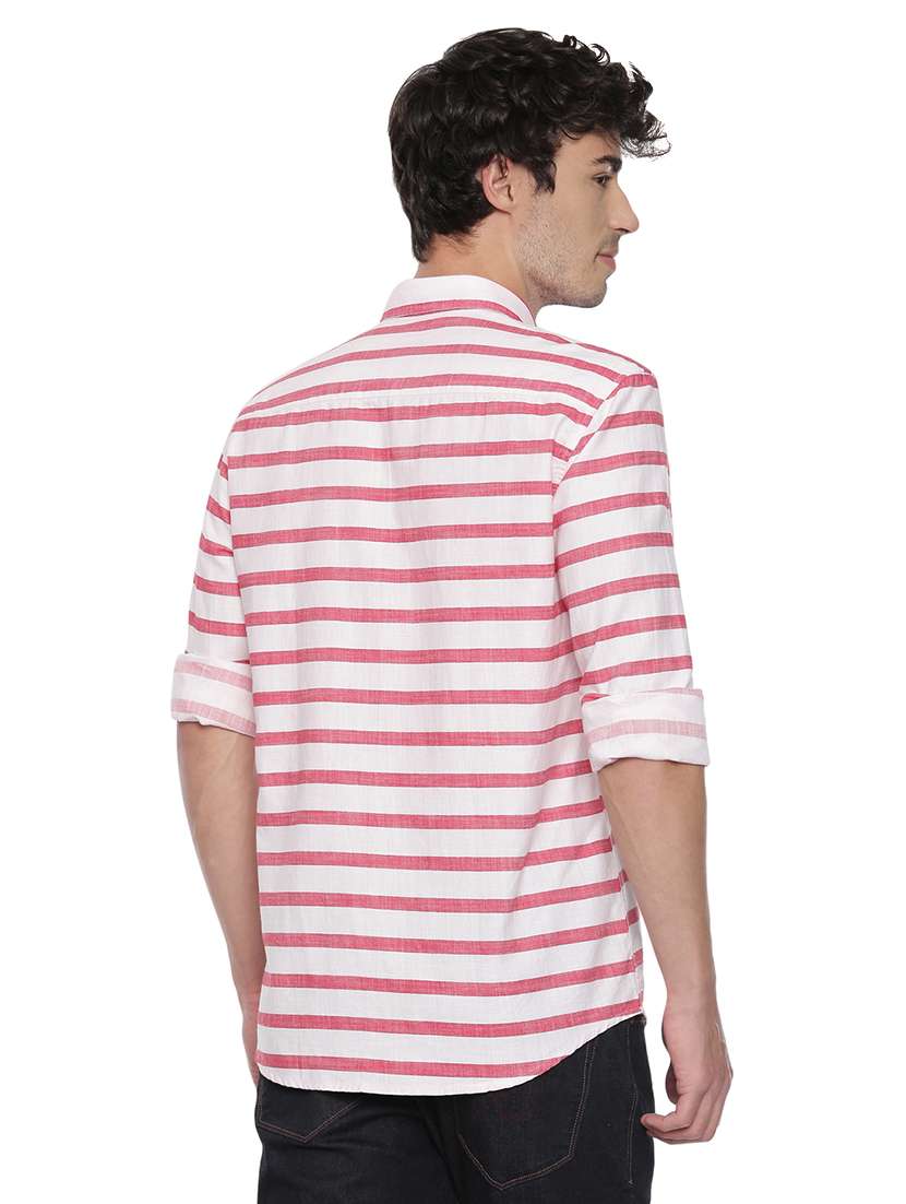 pink striped casual shirt - 17516371 -  Standard Image - 2