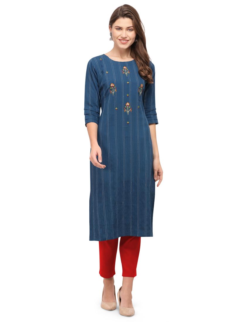 women's straight kurta - 17517299 -  Zoom Image - 0