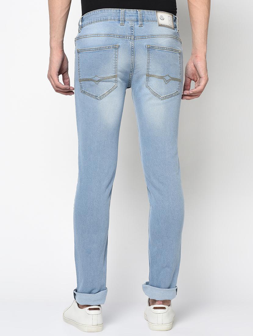 light blue washed denim jeans - 17517746 - Standard Image - 2