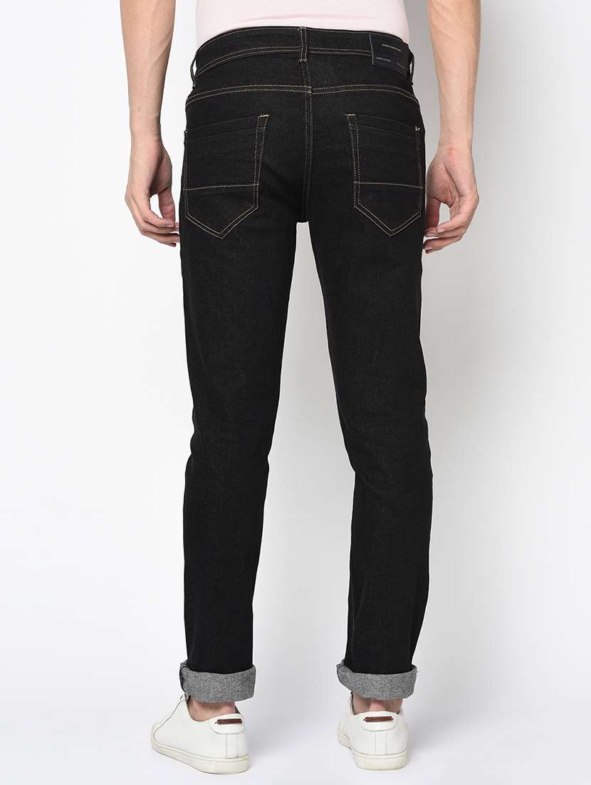 black plain denim jeans - 17517767 -  Standard Image - 2