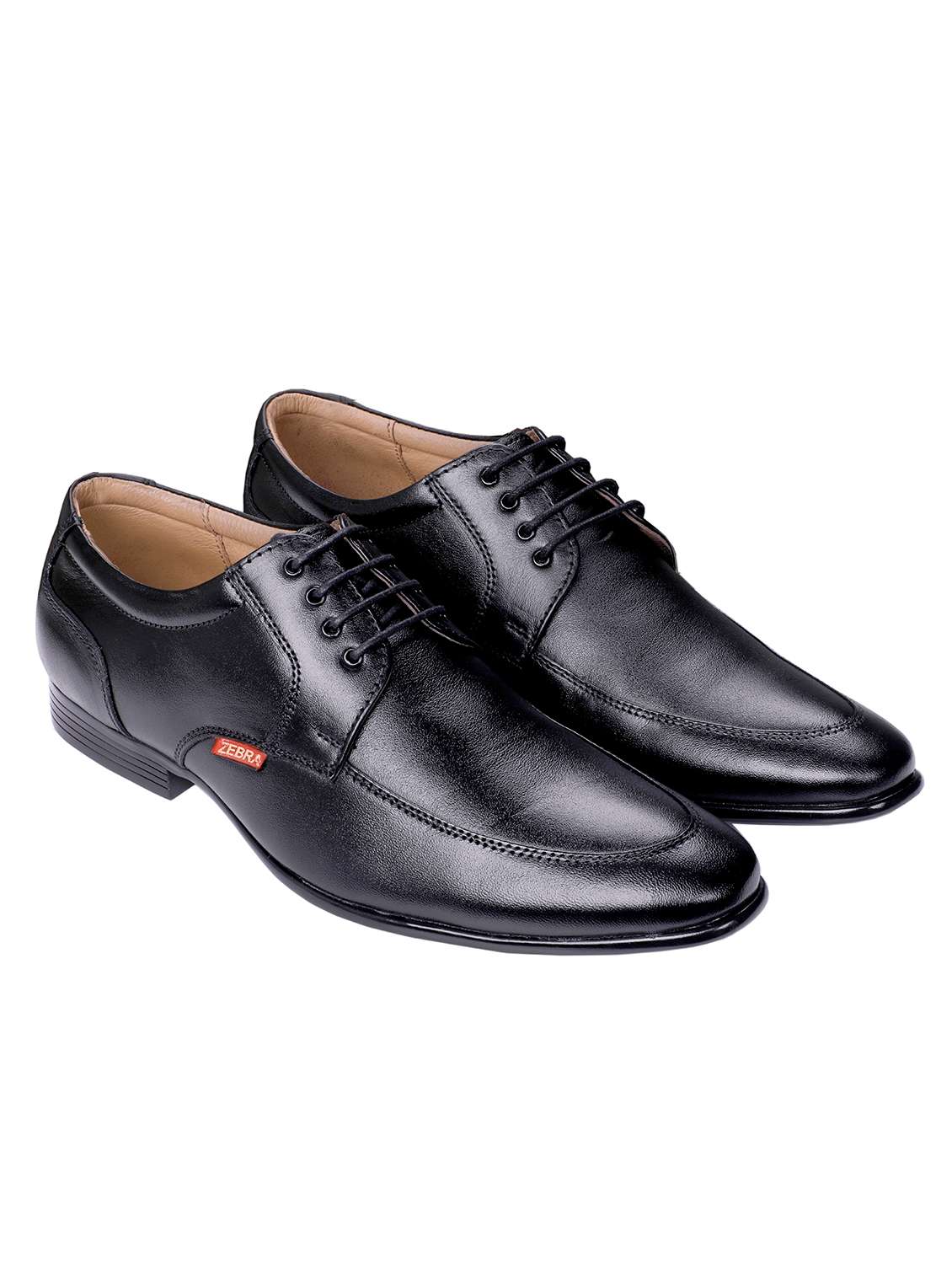black leather laceup derbies - 17517885 -  Standard Image - 2