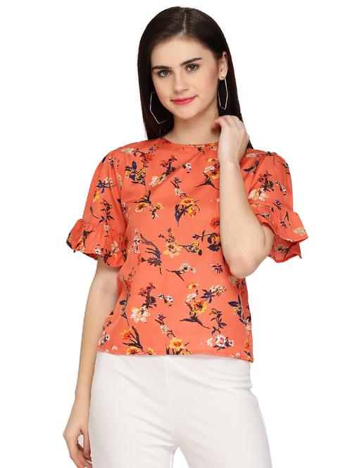 women's straight crew neck top - 17518262 -  Standard Image - 0