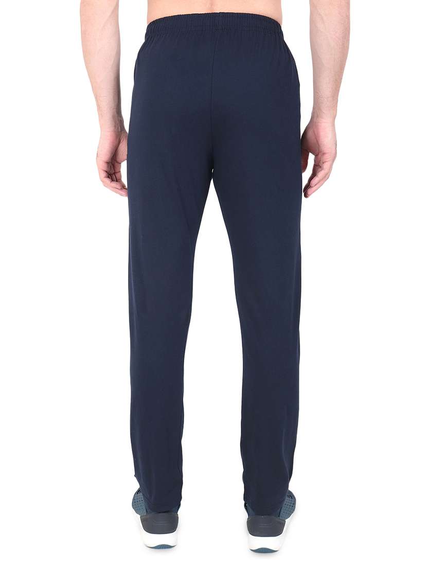 navy blue side striped full length track pant - 17520468 -  Standard Image - 2