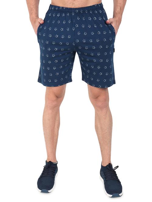 dark blue printed short - 17520524 - Standard Image - 0