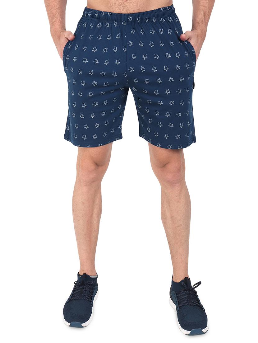 dark blue printed short - 17520524 - Zoom Image - 0