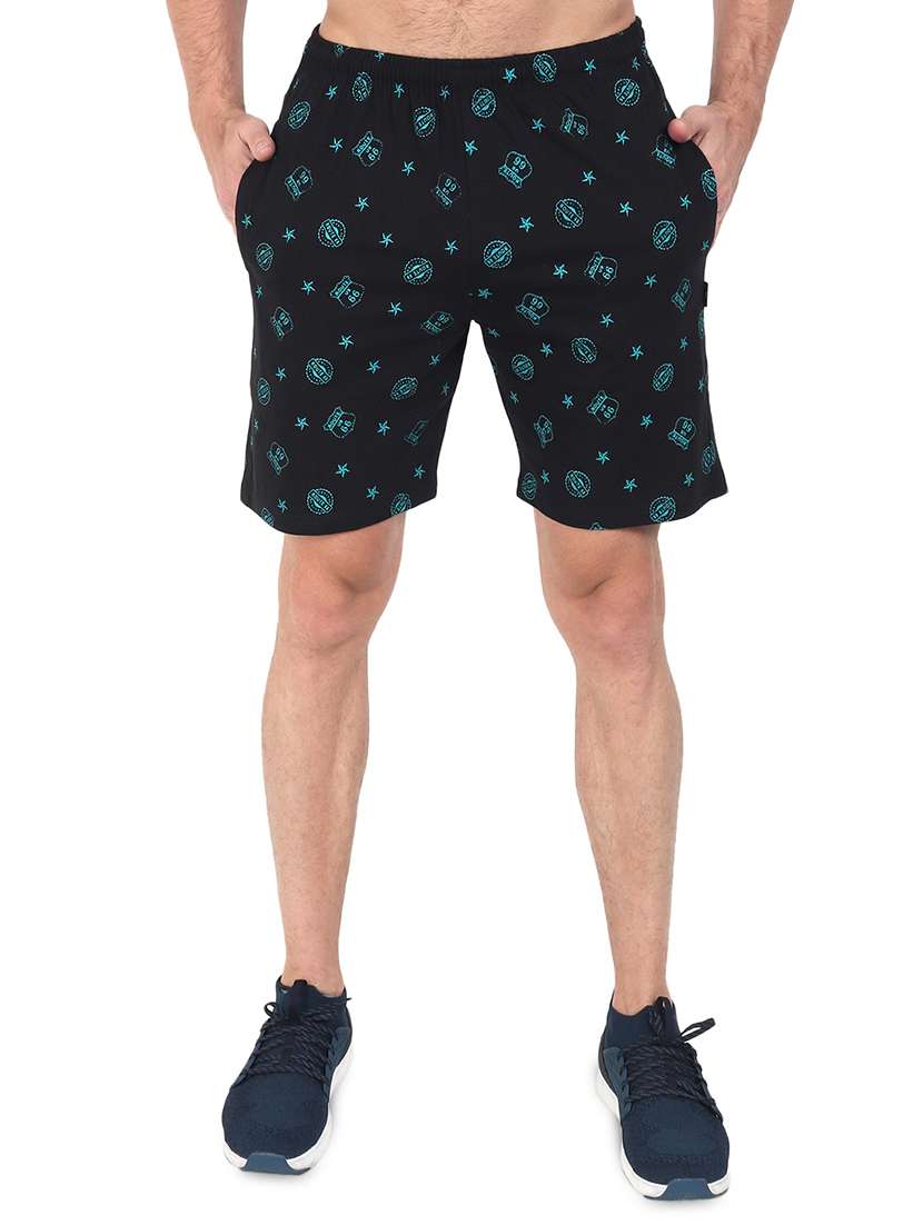 men black printed boxer shorts