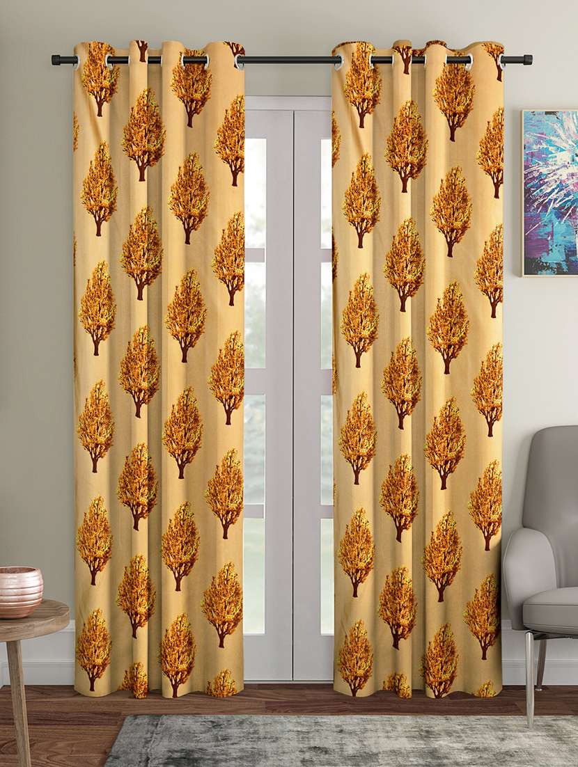 cortina polyester pack of 2 curtain