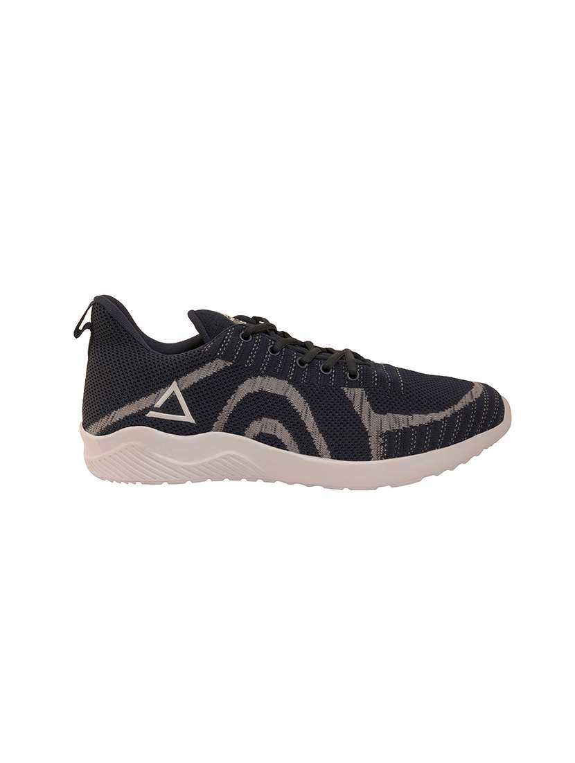 navy polyester sport shoes - 17521602 - Standard Image - 2