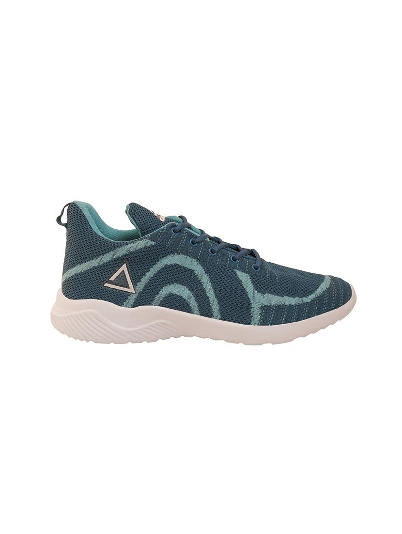 teal polyester sport shoes - 17521603 - Standard Image - 2