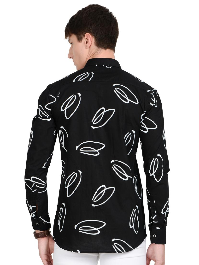 black printed casual shirt - 17524048 - Standard Image - 2