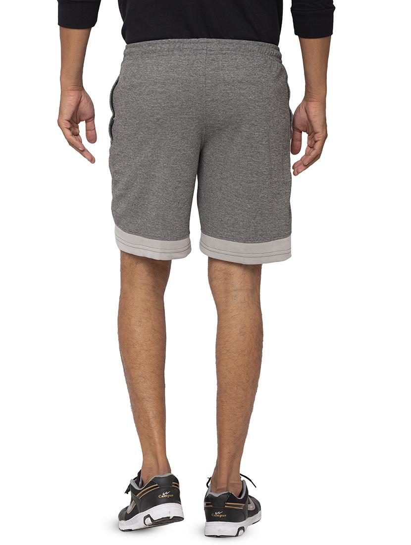 grey solid shorts - 17524636 - Standard Image - 2