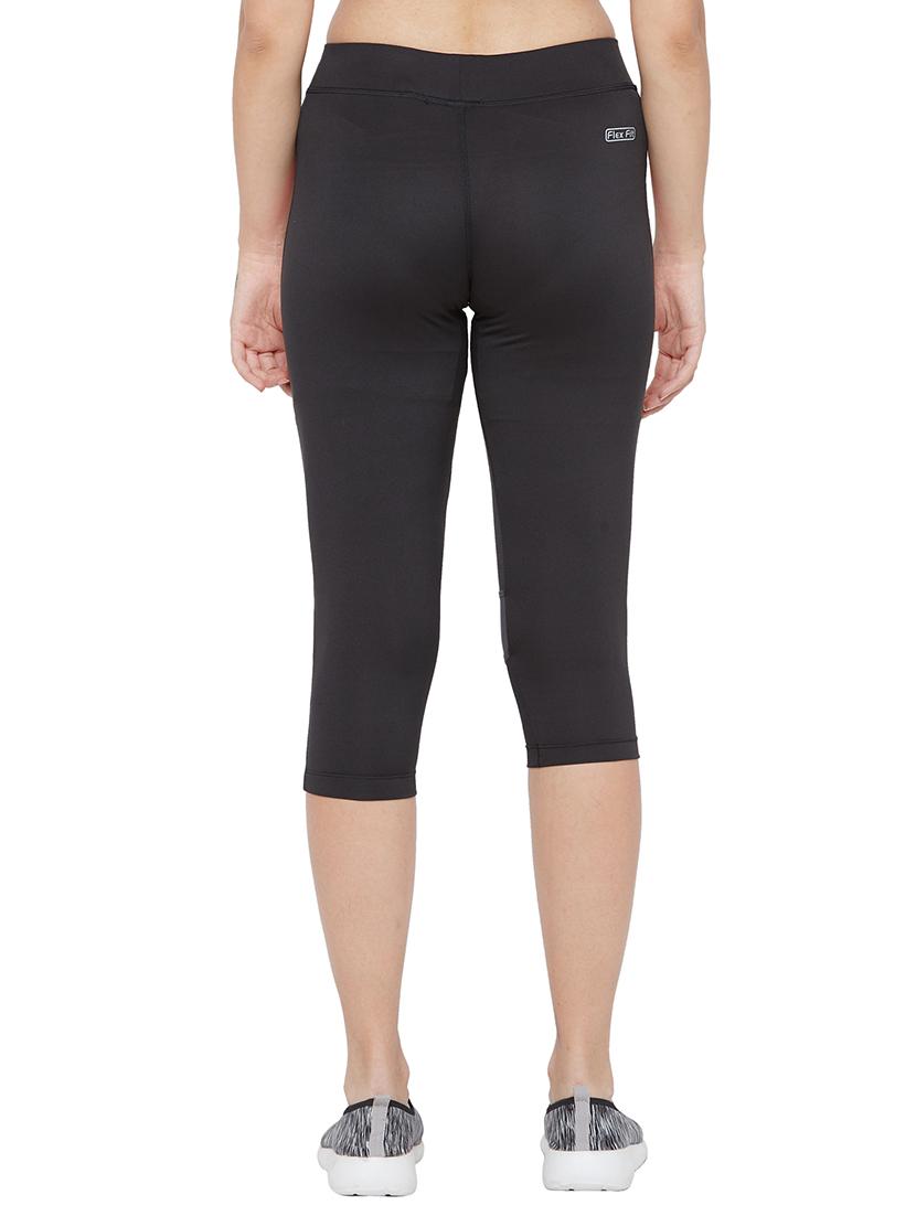 black poly spandex sports capris - 17525191 - Standard Image - 2