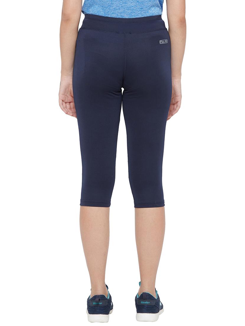 blue poly spandex sports capris - 17525192 - Standard Image - 2