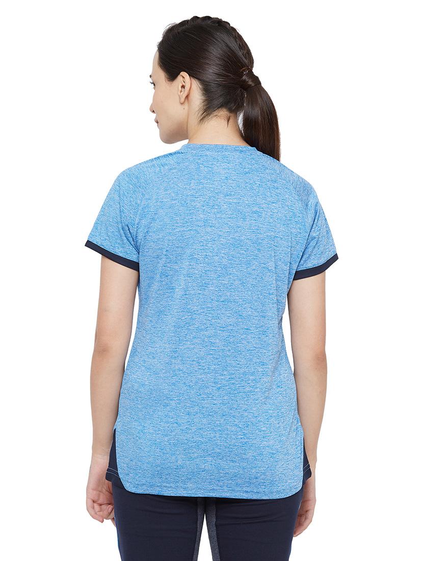 light blue polyester regular tshirt - 17525348 - Standard Image - 2