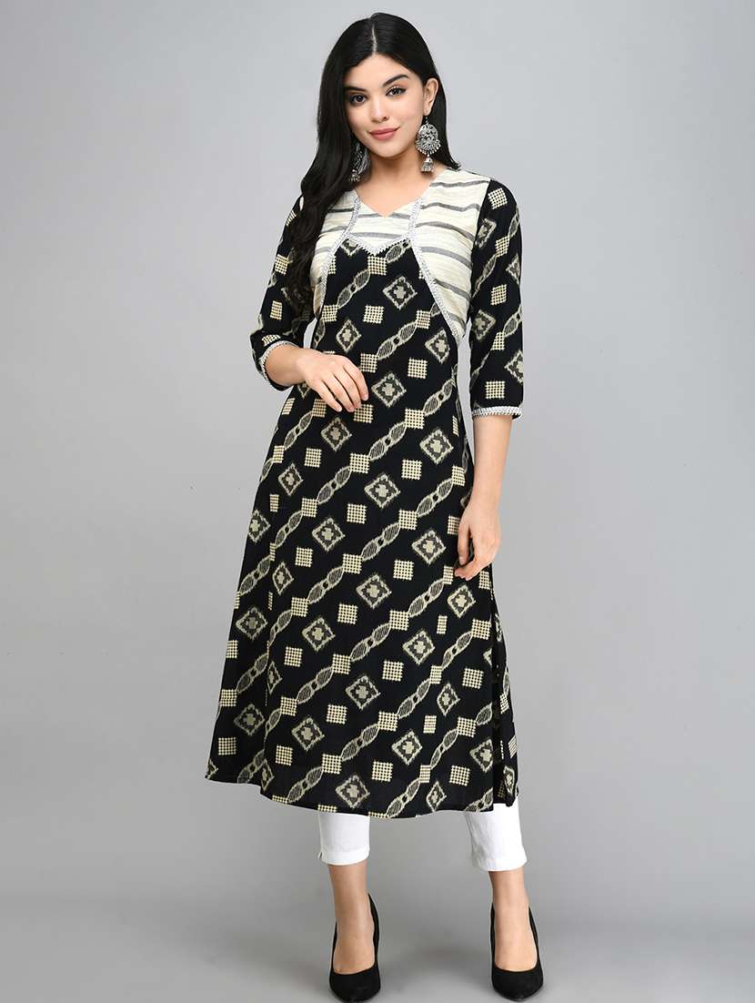 Printed A Line Kurta