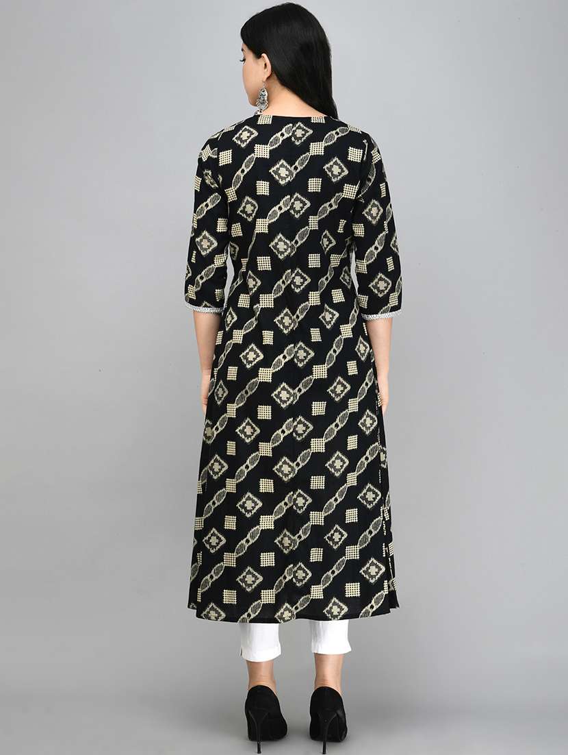 Printed A Line Kurta