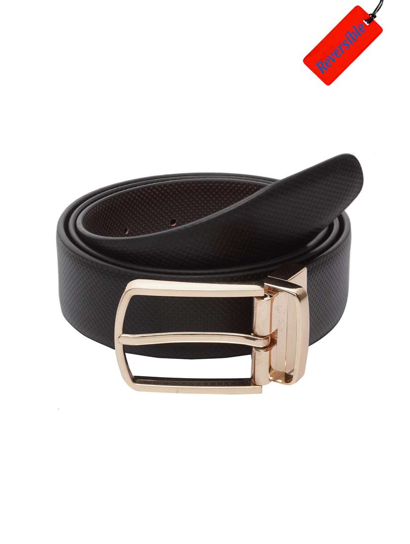 black  leatherette belt