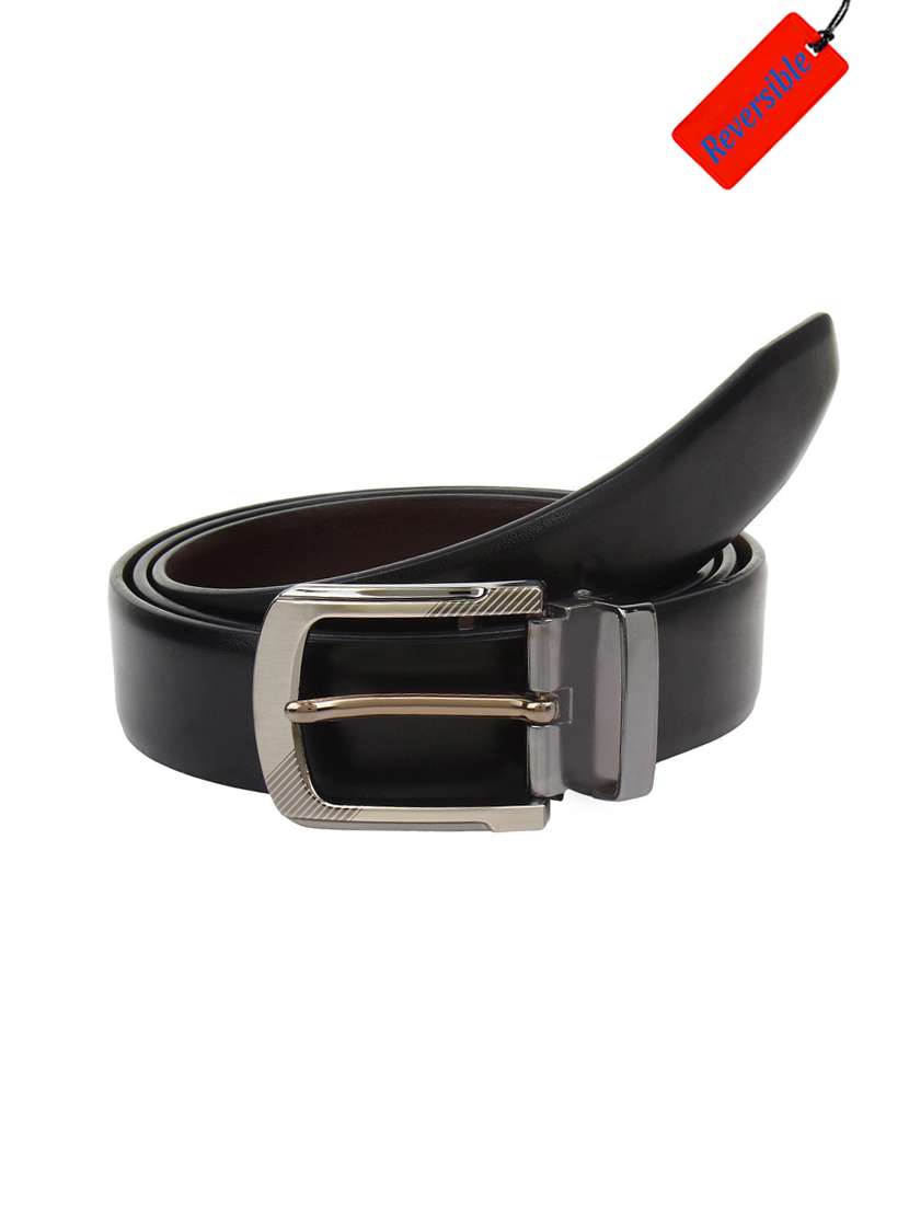 black  leatherette belt