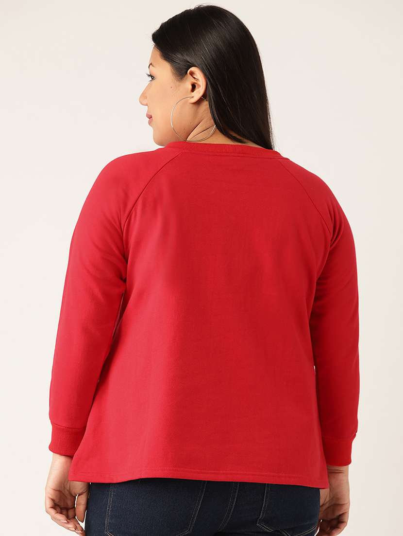 solid fleece plus sweatshirt - 17527609 -  Standard Image - 2