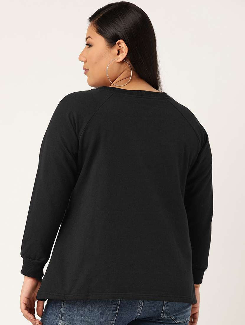 solid fleece plus sweatshirt - 17527612 -  Standard Image - 2