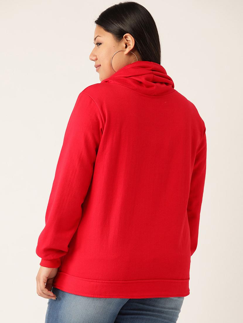 solid fleece plus sweatshirt - 17528182 - Standard Image - 2