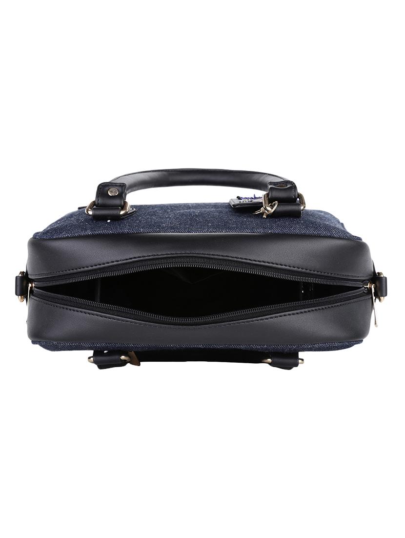 black leatherette (pu) handbag - 17528844 - Standard Image - 2