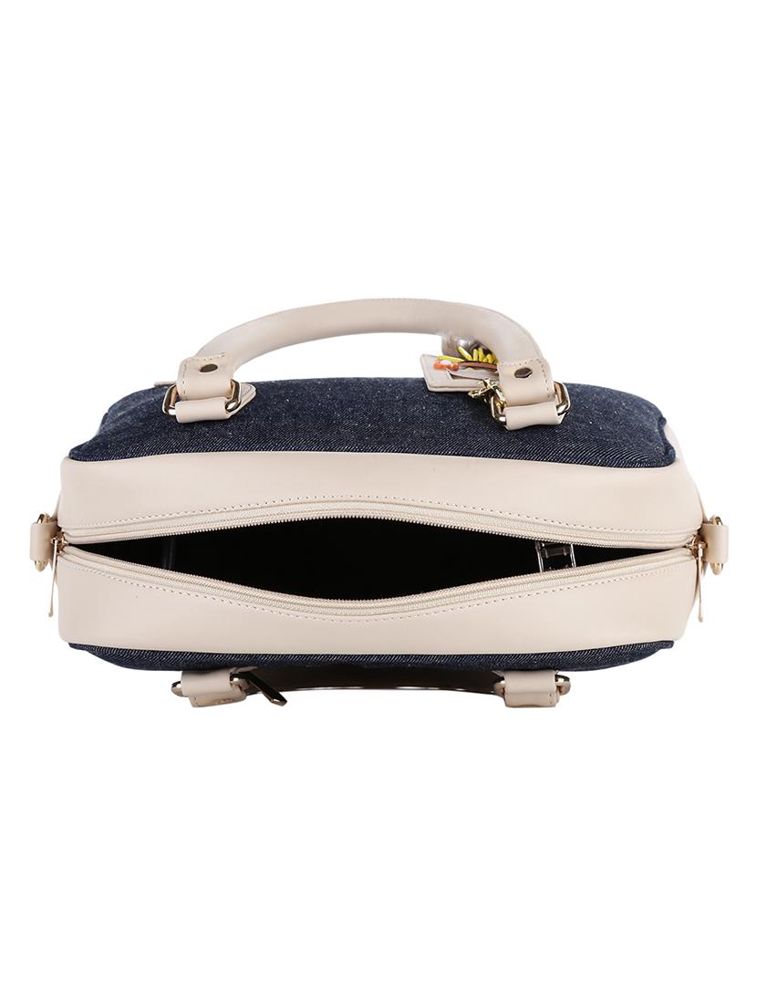 cream leatherette (pu) handbag - 17528845 - Standard Image - 2